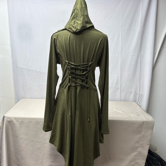 Hooded Renaisance Dress sz M - Picture 3 of 11